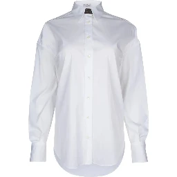 White Cotton Dress Shirt