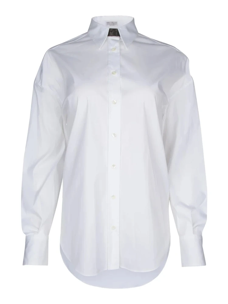 White Cotton Dress Shirt