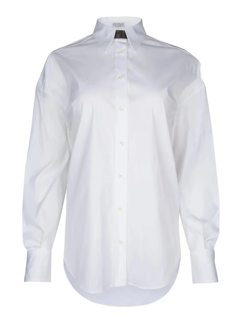 White Cotton Dress Shirt