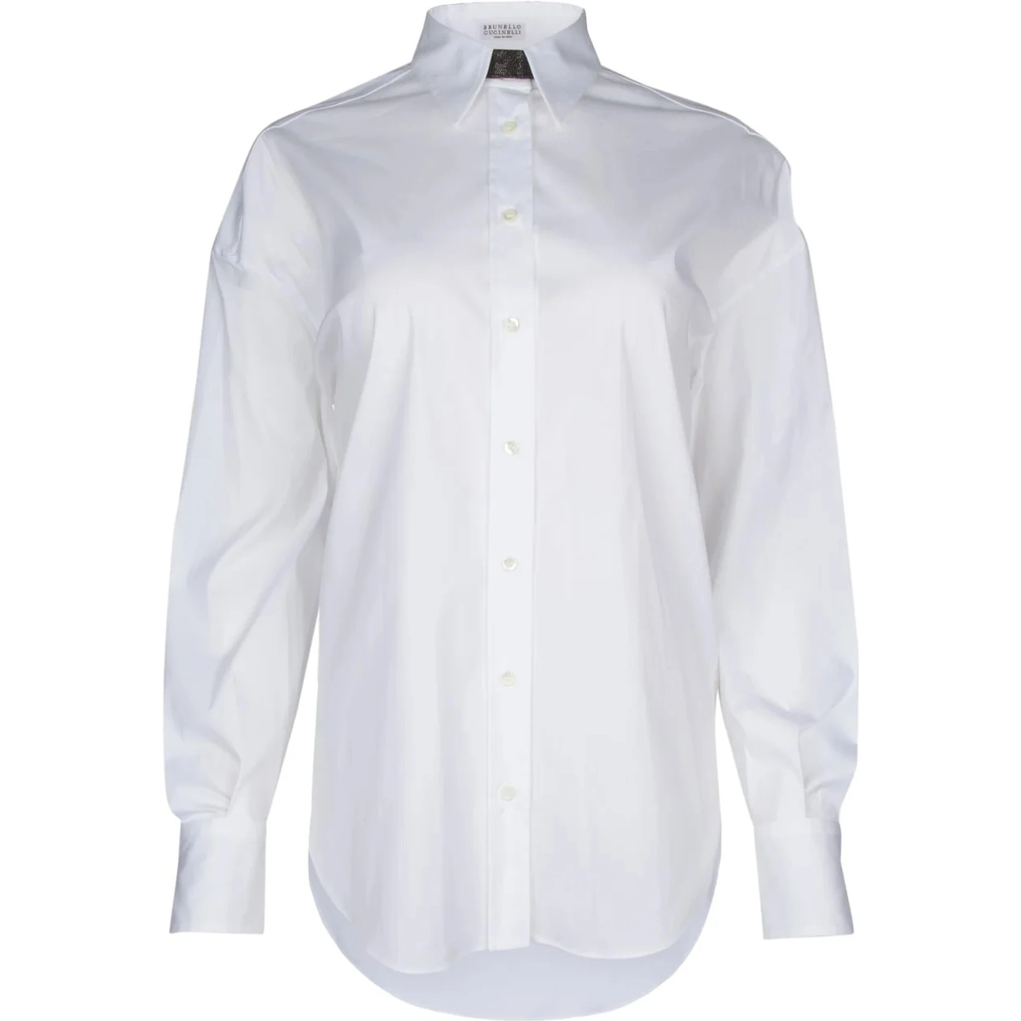 White Cotton Dress Shirt