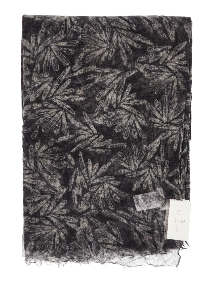 Gray Cashmere Scarf