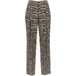 Beige Wool Dress Pants