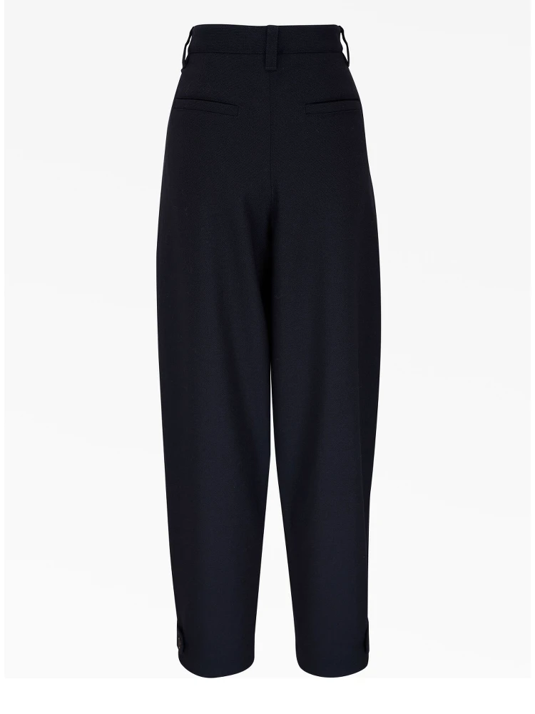 Blue Wool Casual Pants alternative