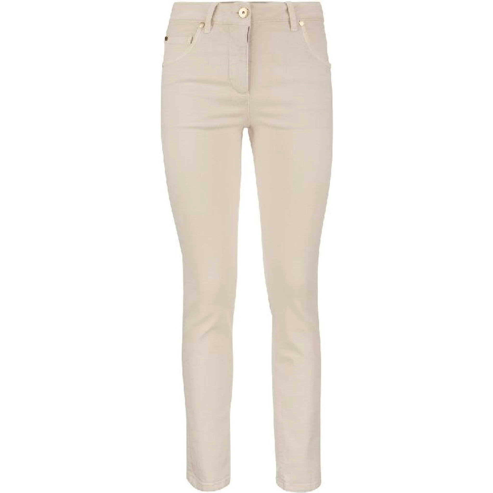 Gray Cotton Casual Pants