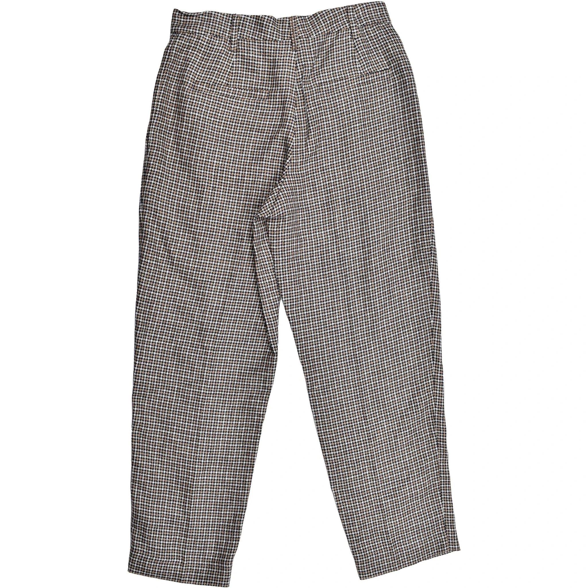 Beige Linen Casual Pants