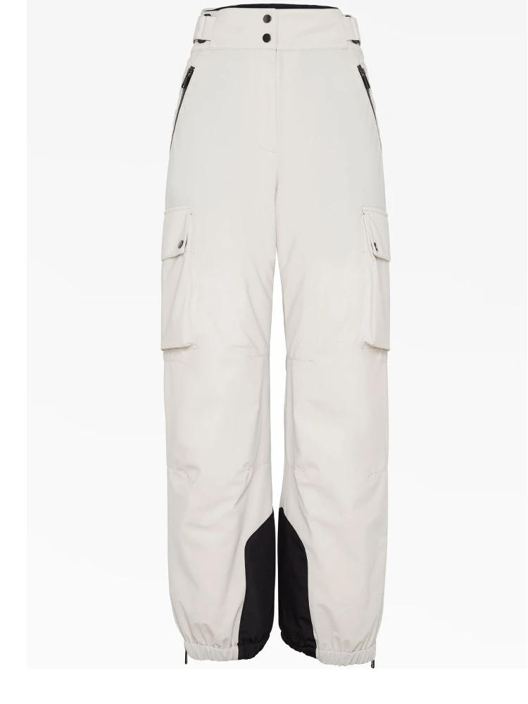 Beige Polyamide Joggers (Workout Pants)