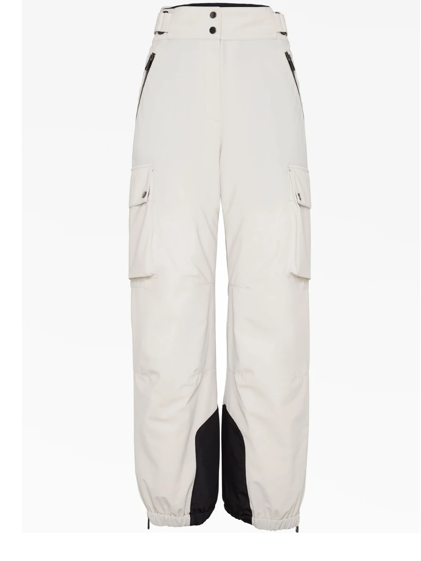 Beige Polyamide Joggers (Workout Pants)