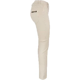 Gray Cotton Casual Pants