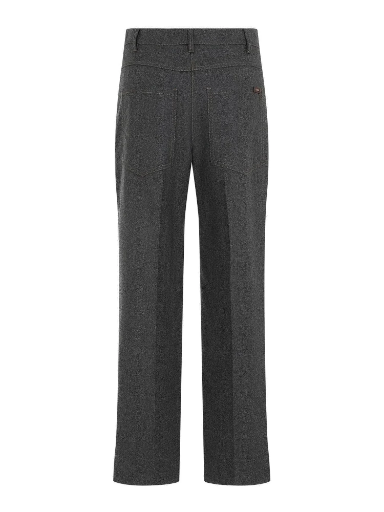 Gray Wool Casual Pants alternative