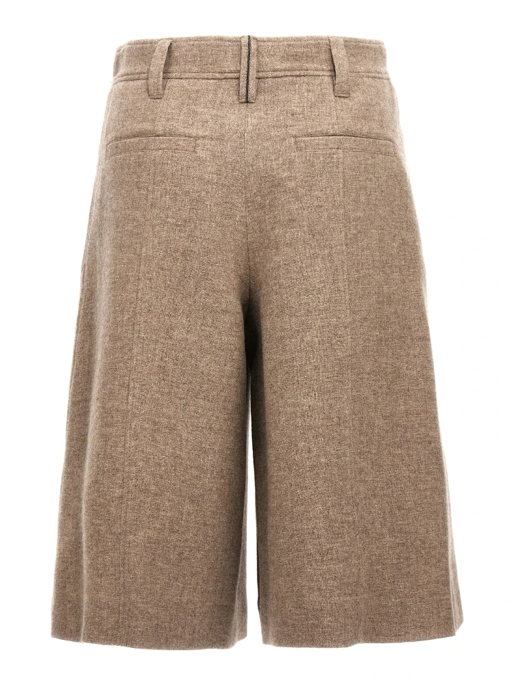 Beige Yak Bermuda Shorts alternative