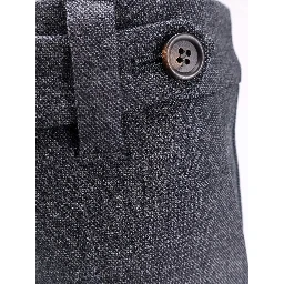Gray Wool Casual Pants