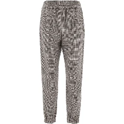 Bicolor Wool Casual Pants
