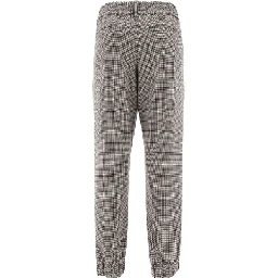 Bicolor Wool Casual Pants