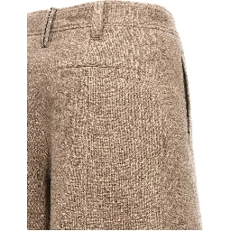 Beige Yak Bermuda Shorts