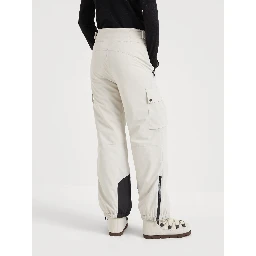 Beige Polyamide Joggers (Workout Pants)