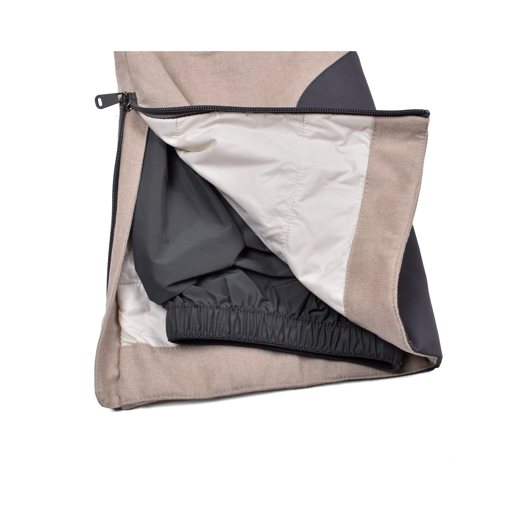 Beige Wool Joggers (Workout Pants)