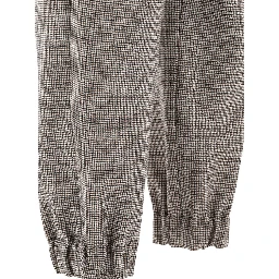 Bicolor Wool Casual Pants