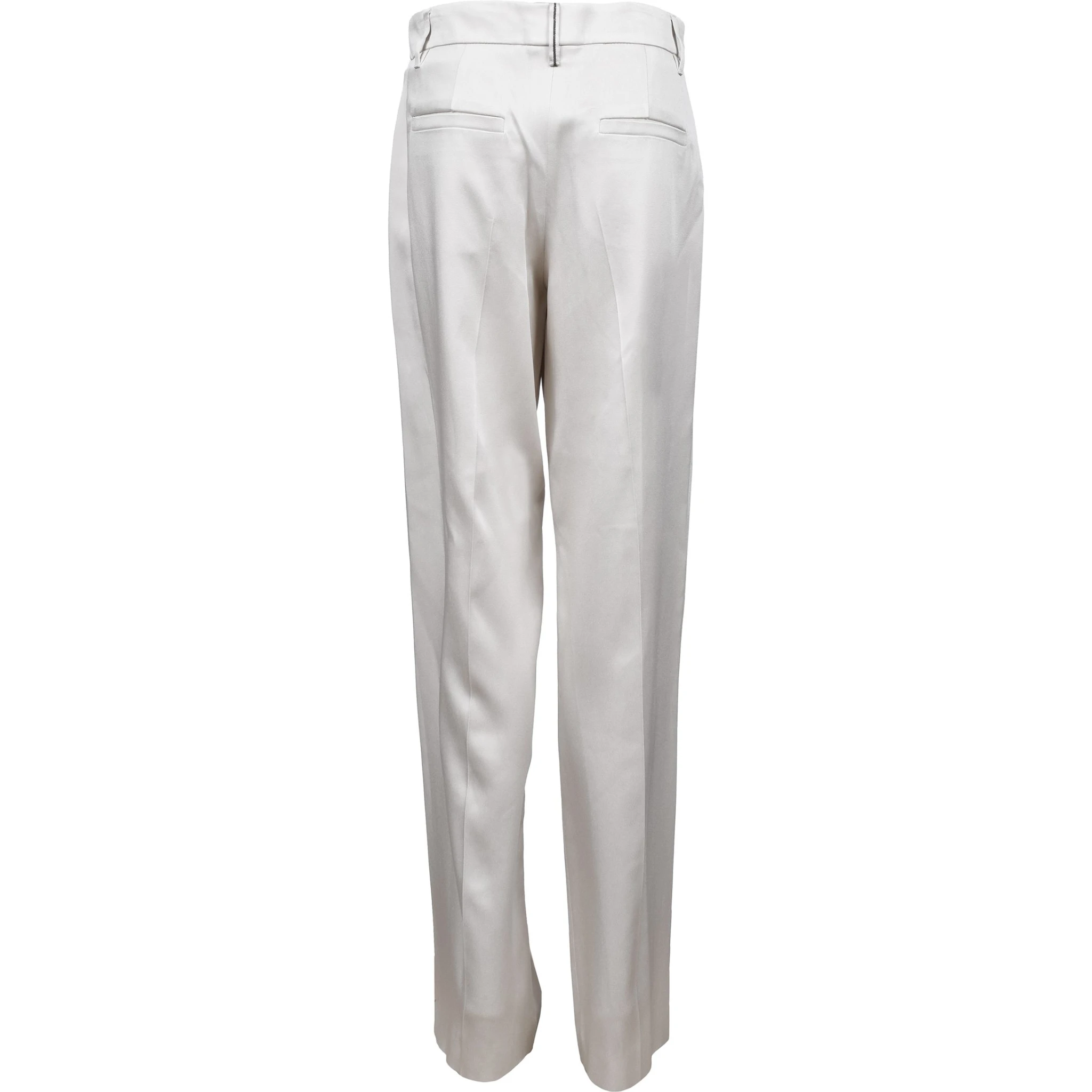 Yellow Acetate Dress Pants