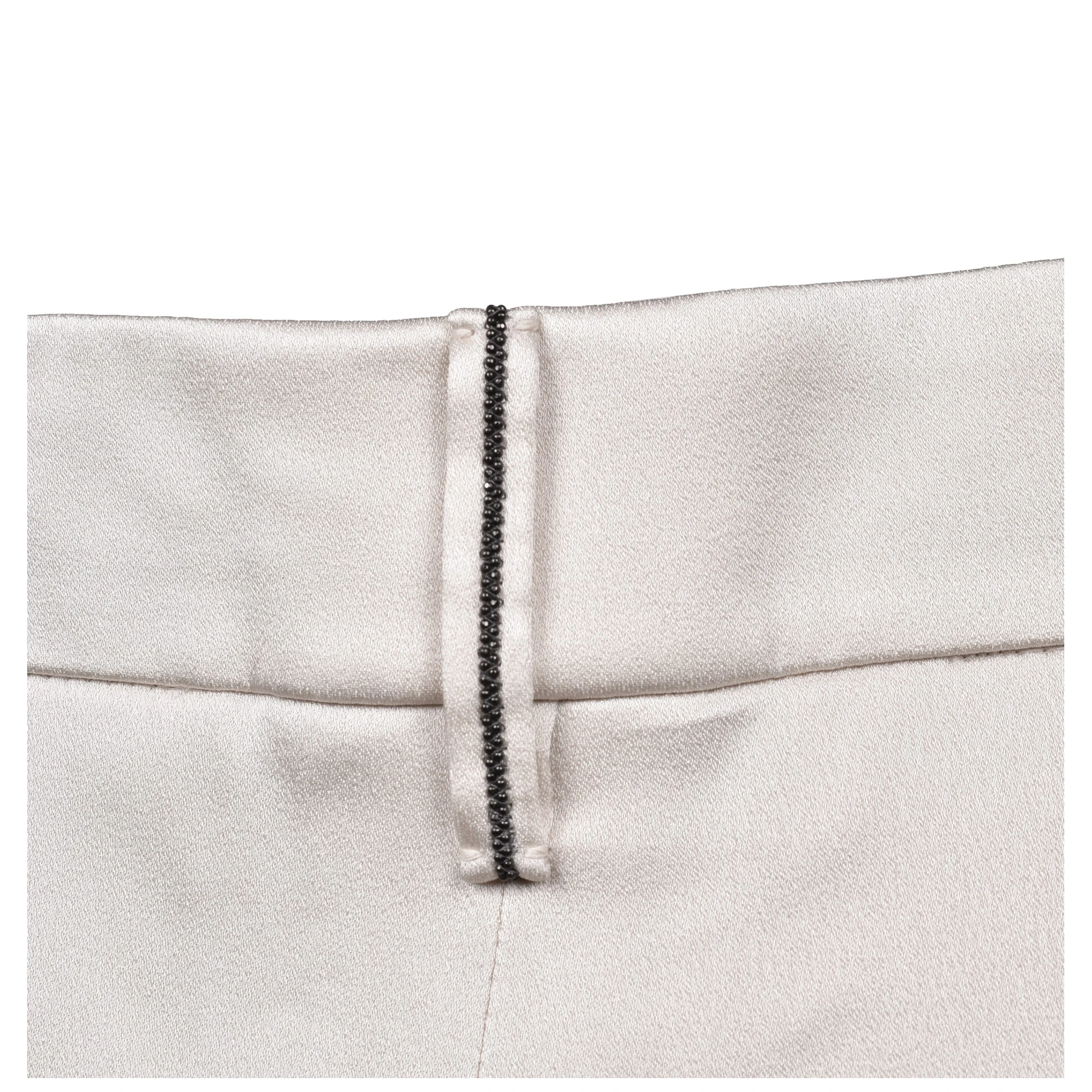 Yellow Acetate Dress Pants