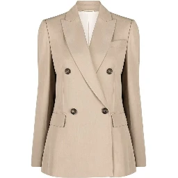 Beige Viscose Blazer