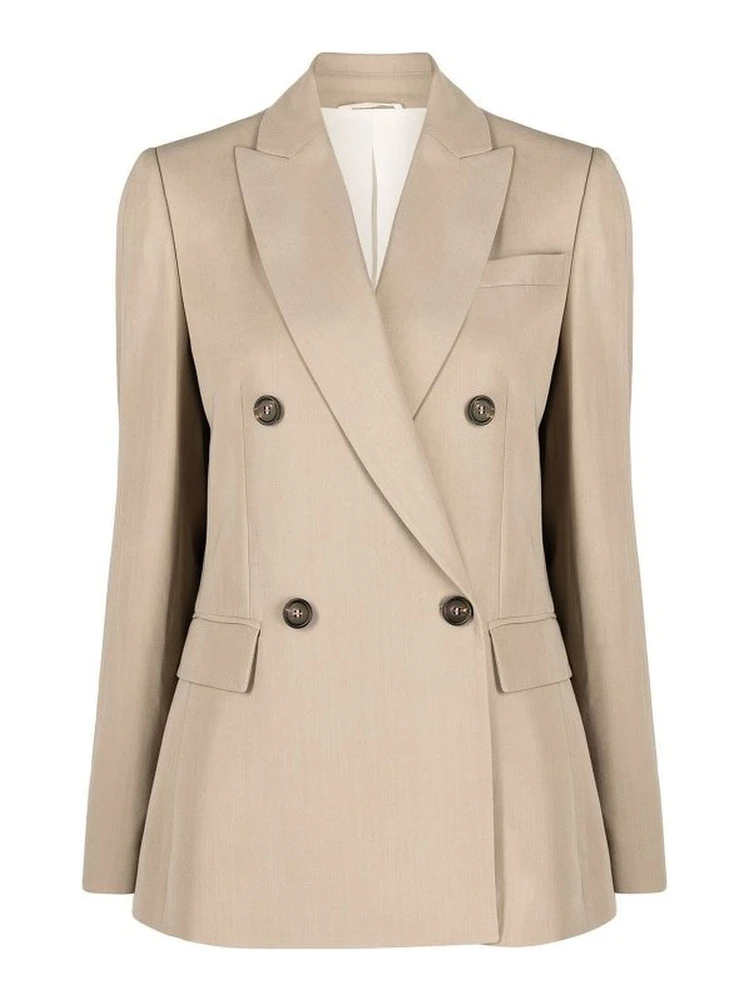 Beige Viscose Blazer