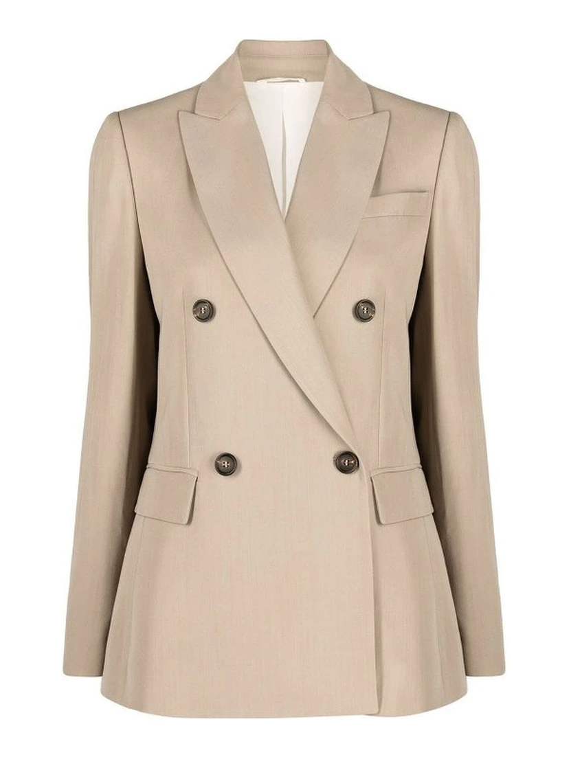 Beige Viscose Blazer