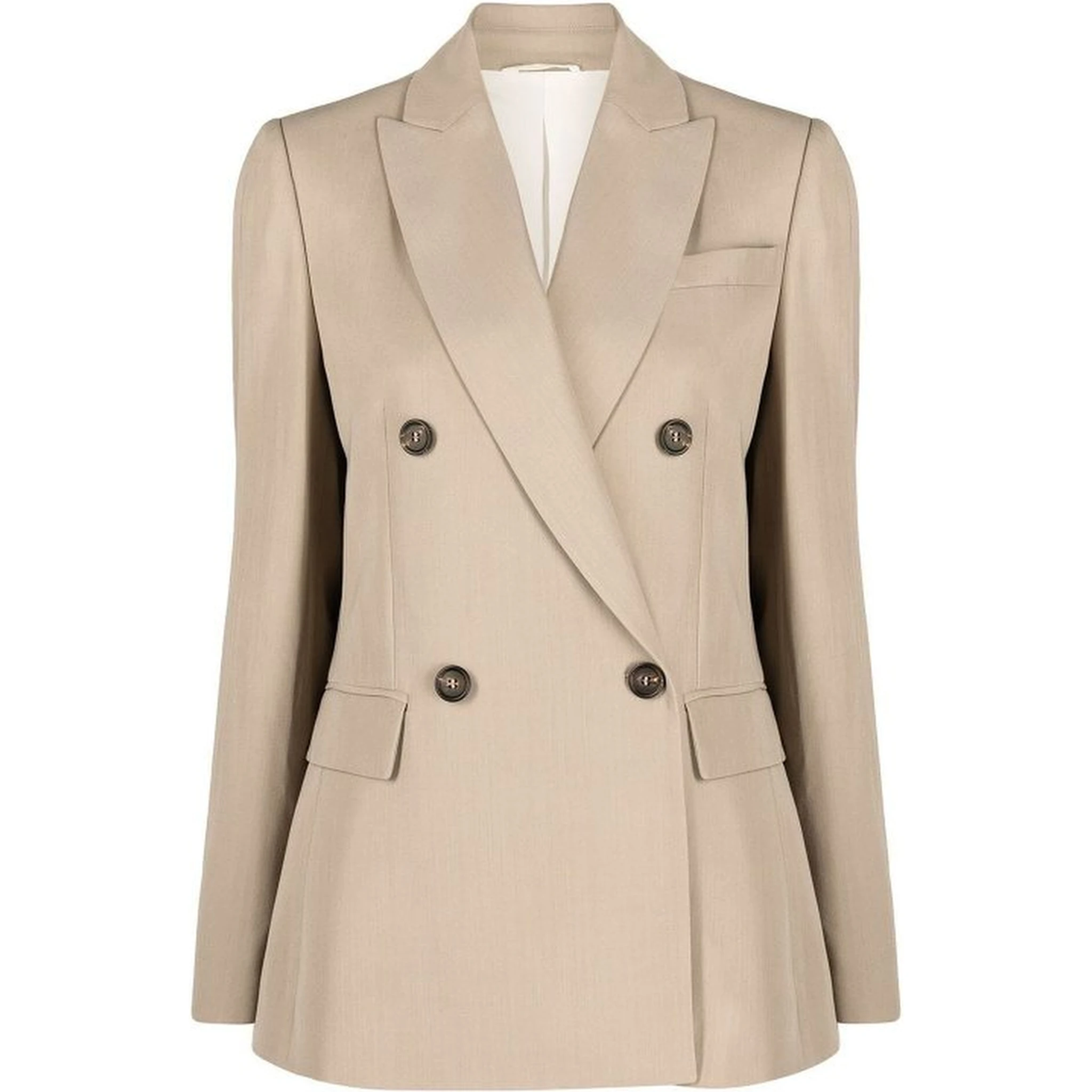 Beige Viscose Blazer