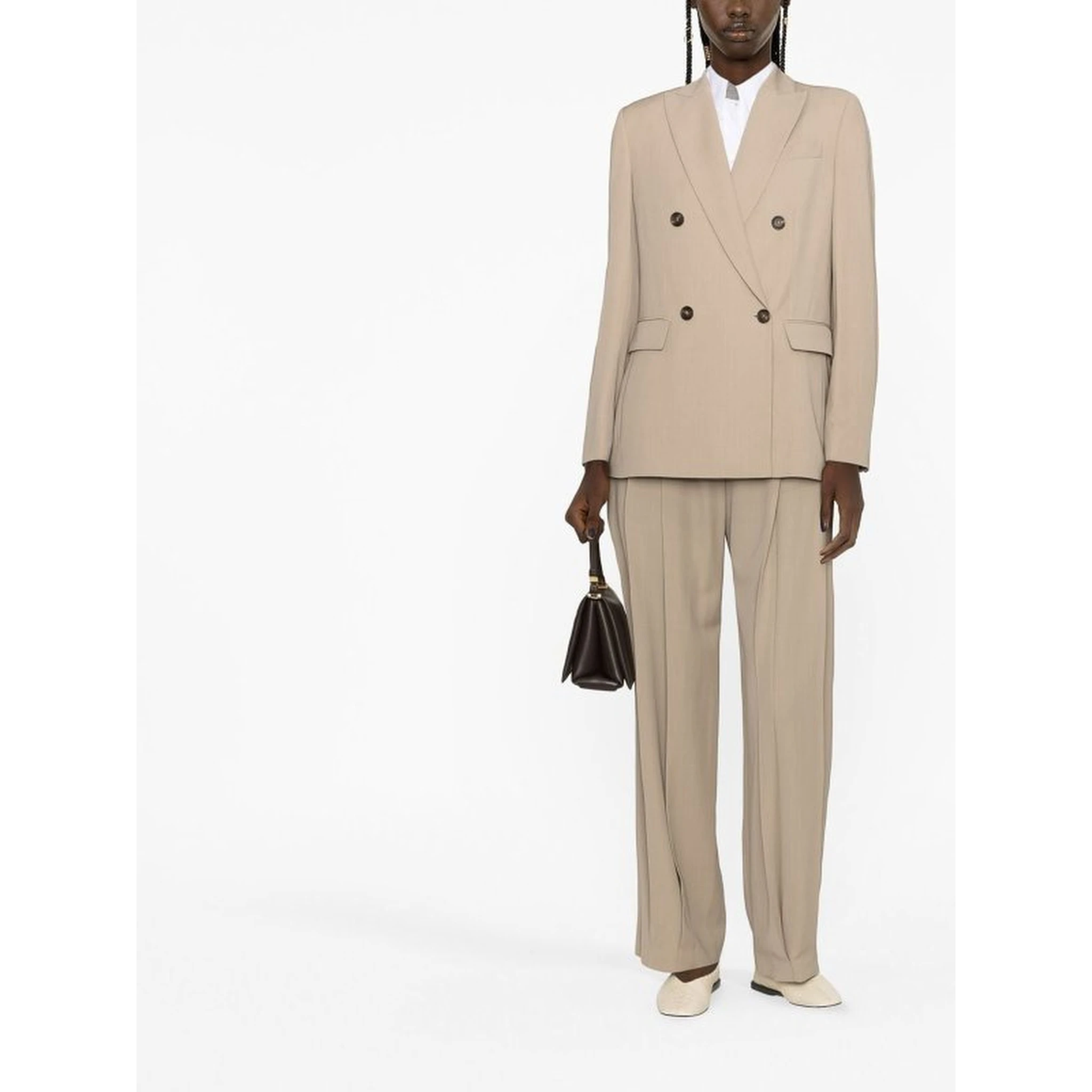 Beige Viscose Blazer