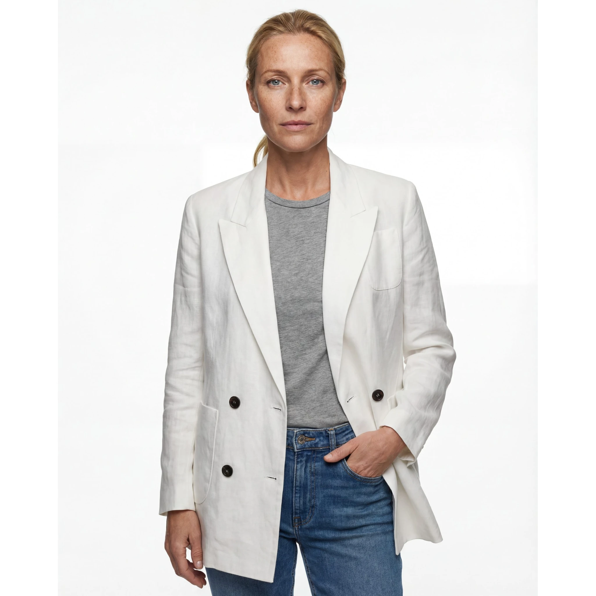White Cotton Coat