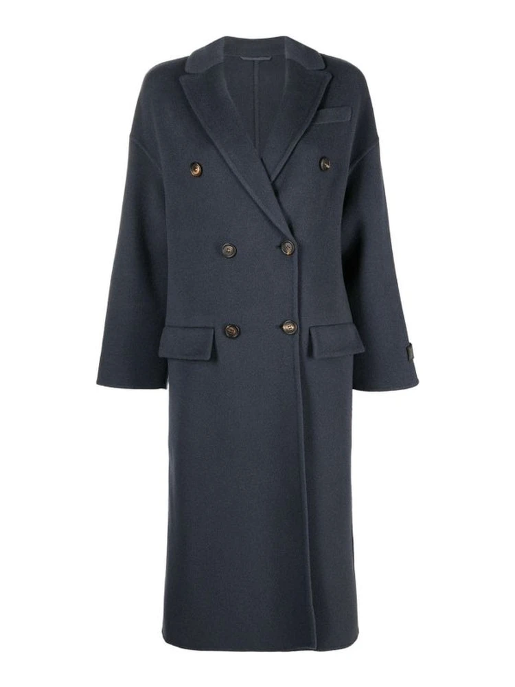 Blue Wool Coat