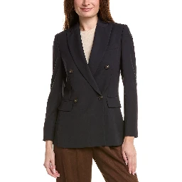 Blue Viscose Blazer