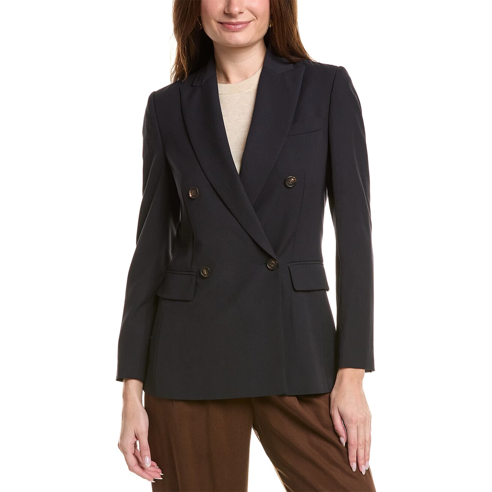 Blue Viscose Blazer