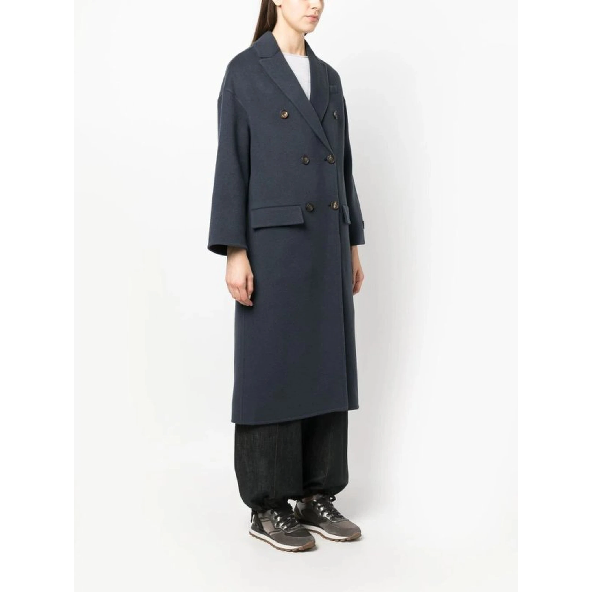 Blue Wool Coat