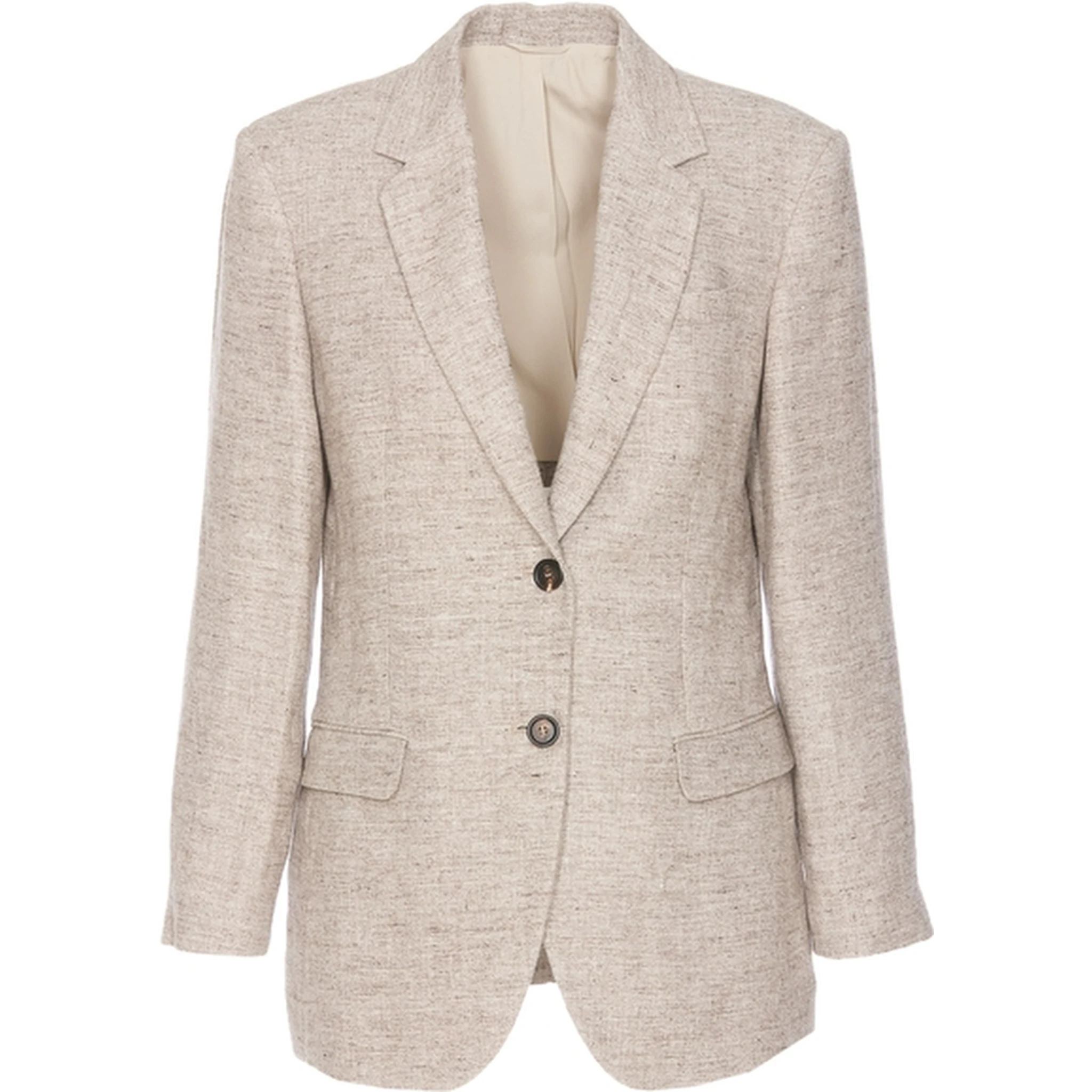 Brown Linen Blazer