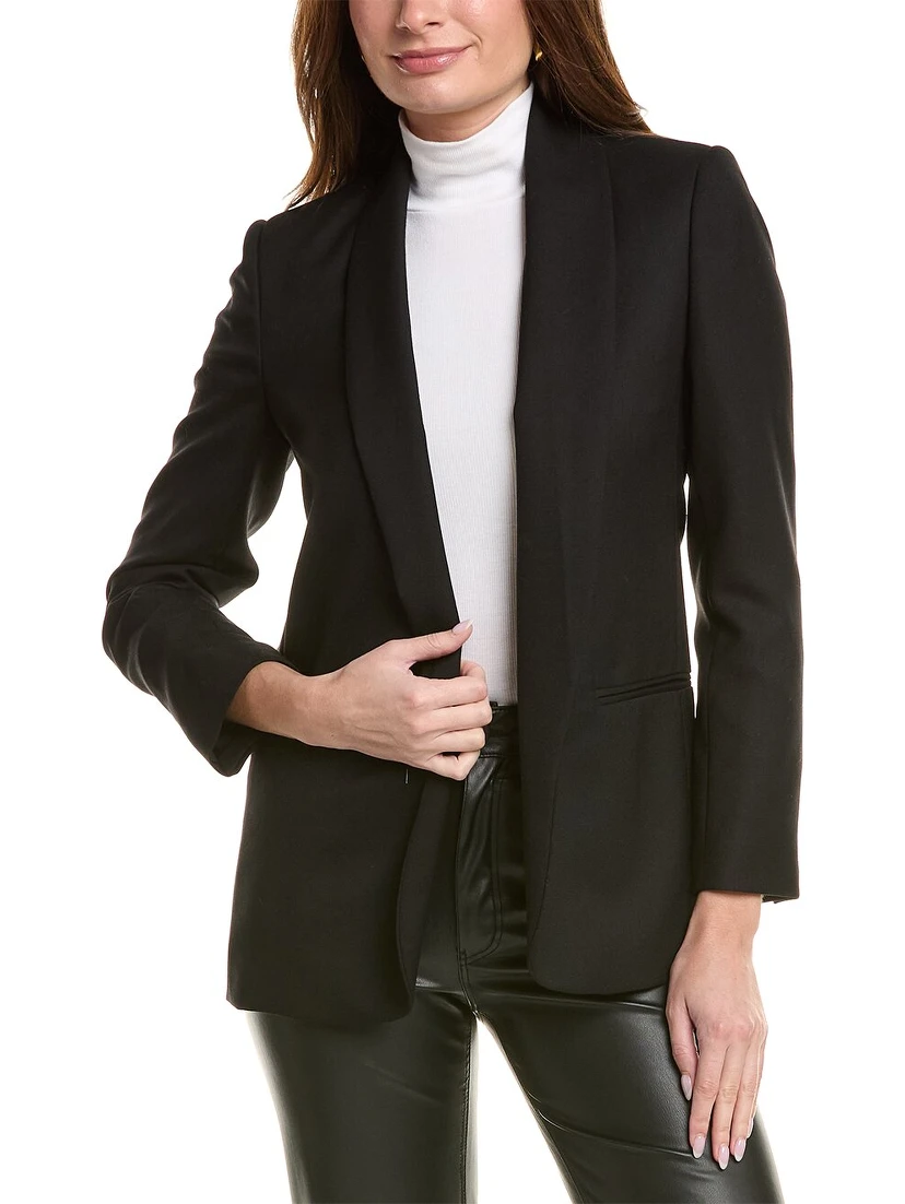 Black Wool Blazer