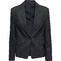 Gray Wool Blazer