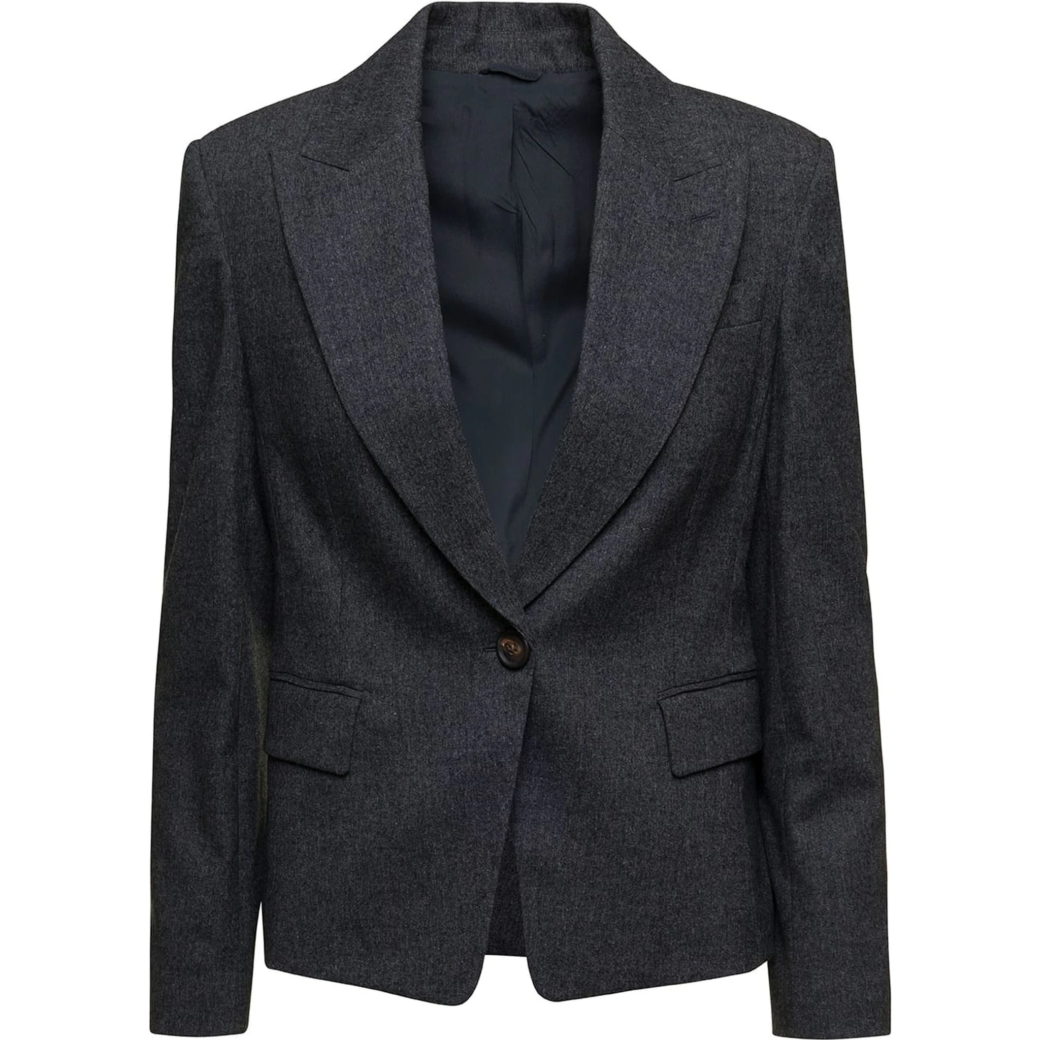 Gray Wool Blazer