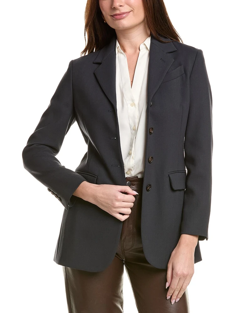 Blue Wool Blazer