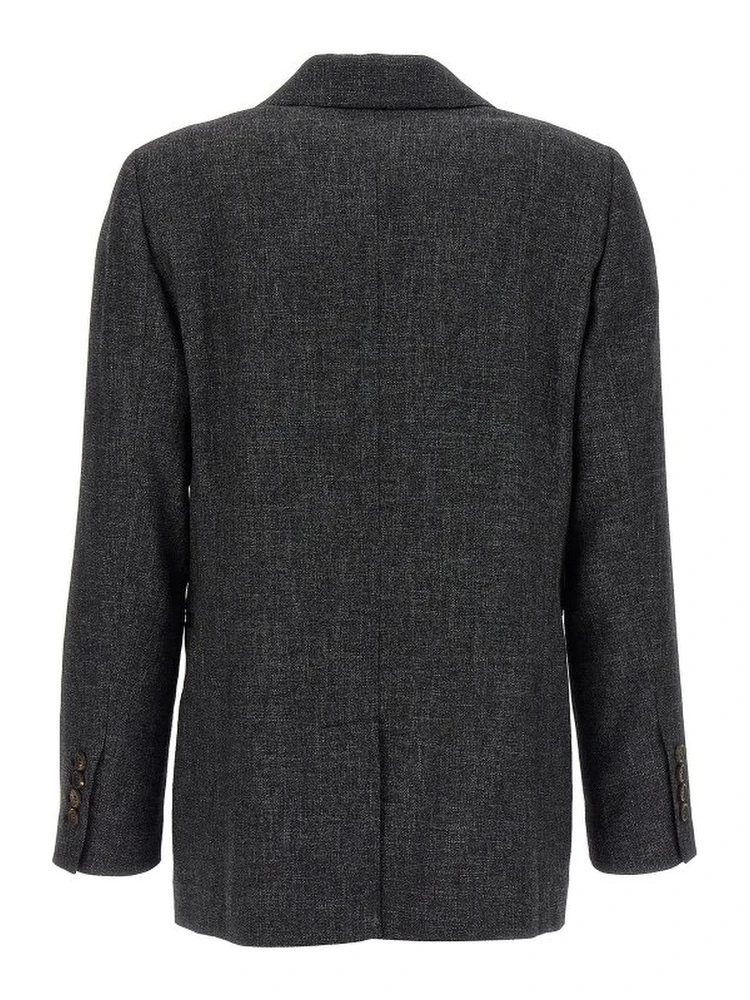 Gray Viscose Coat alternative