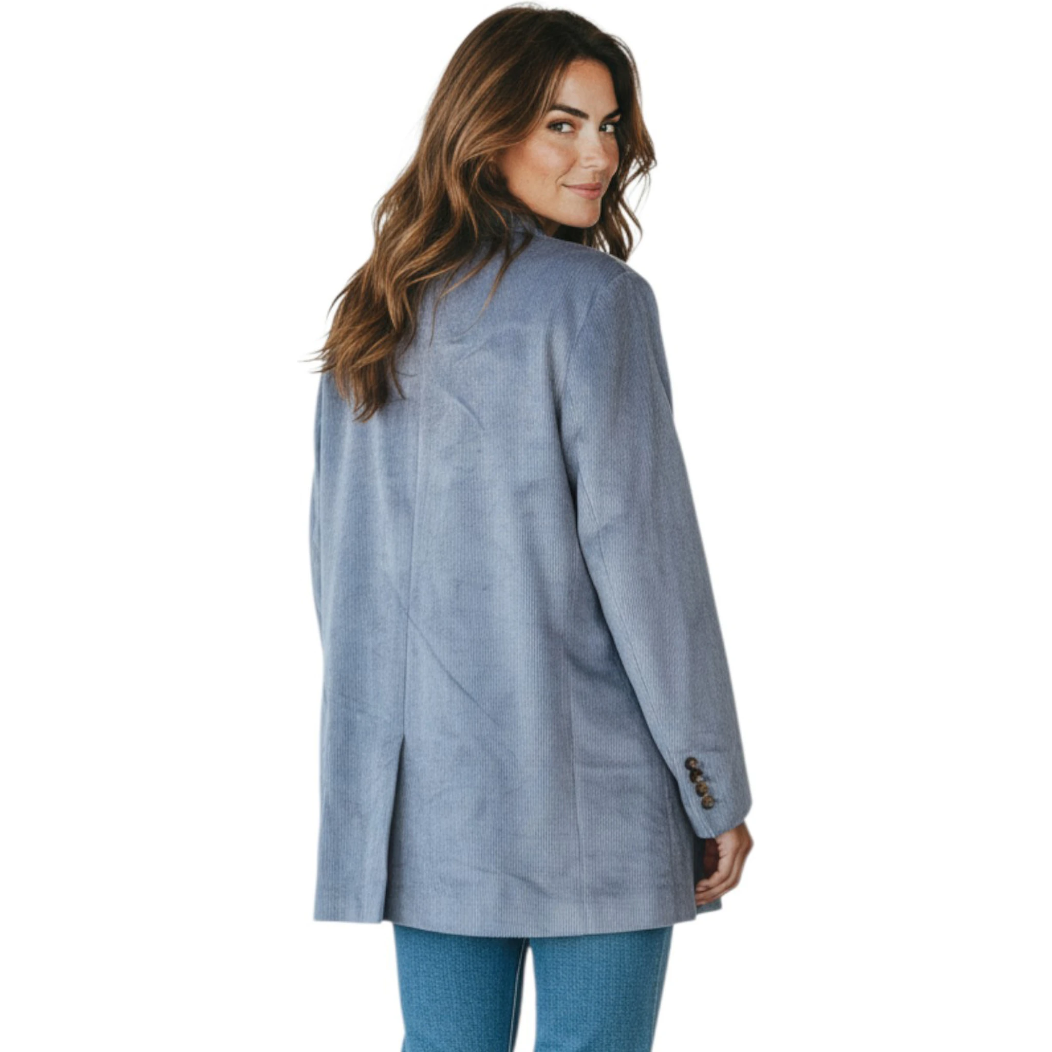 Blue Viscose Coat