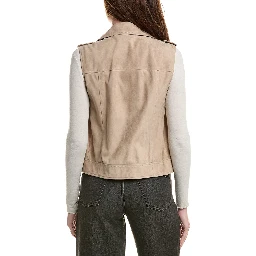 Beige Leather Jacket