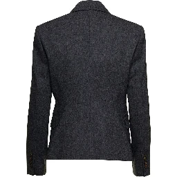 Gray Wool Blazer