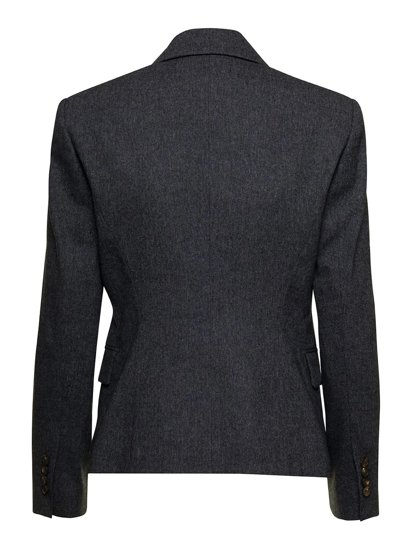 Gray Wool Blazer