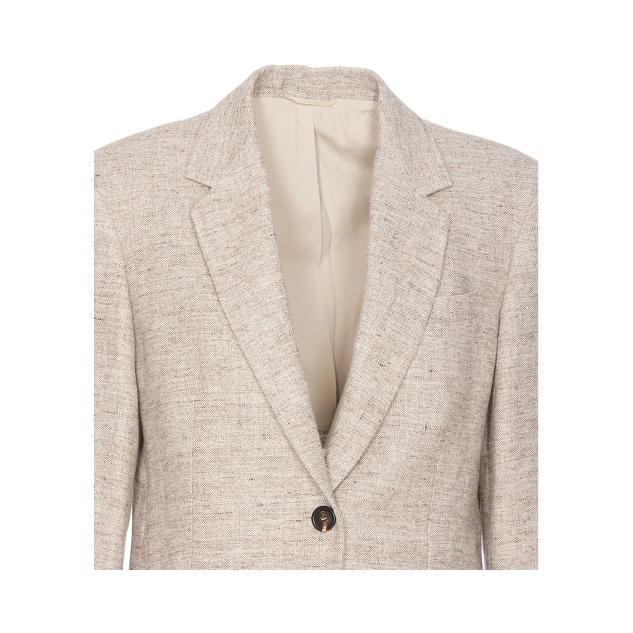 Brown Linen Blazer