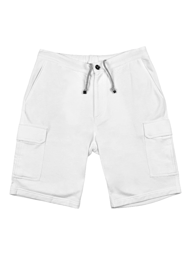 White Cotton Joggers (Workout Pants)