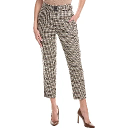 Multicolor Wool Casual Pants