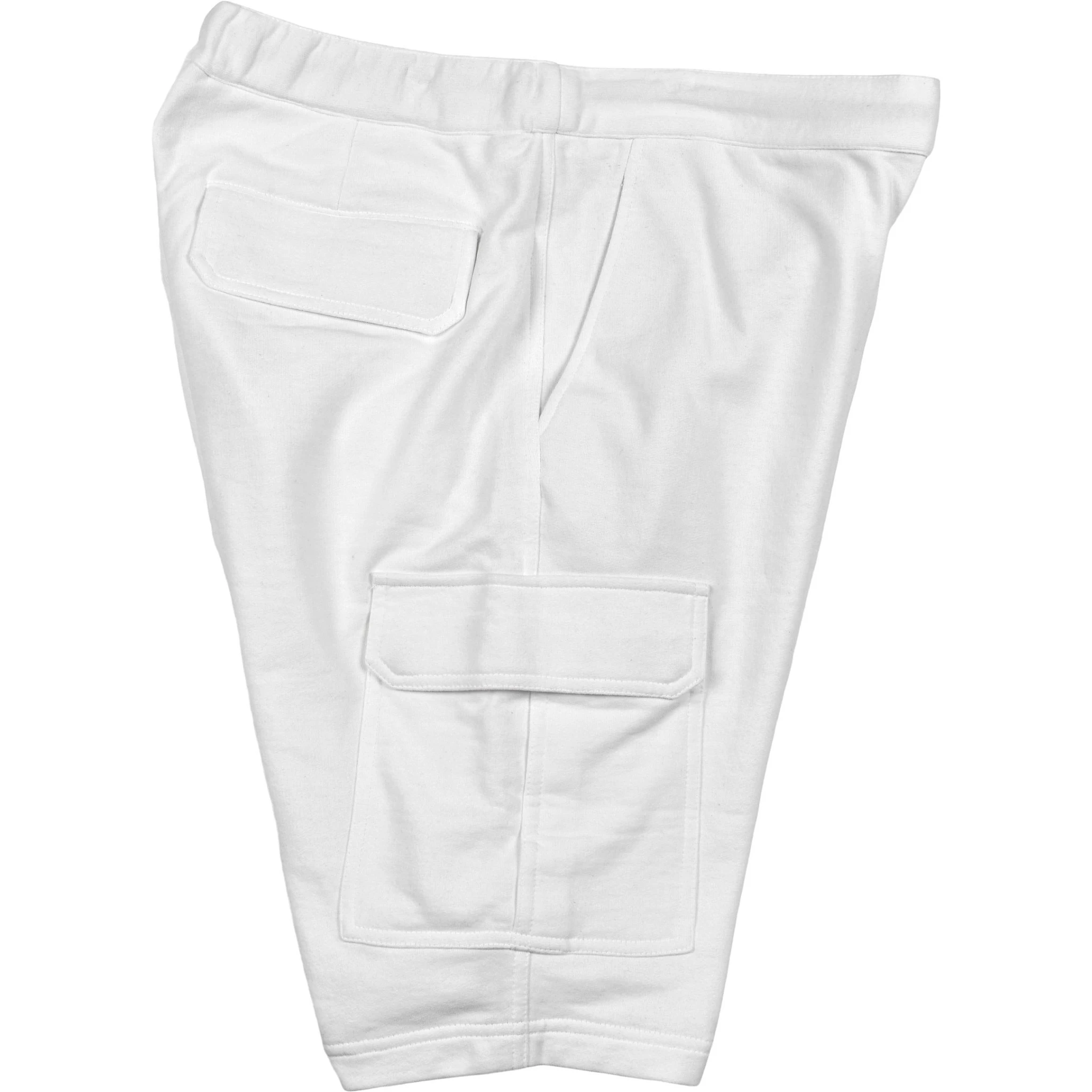 بنطال رياضي أبيض من القطن (بنطال للتمارين الرياضية)