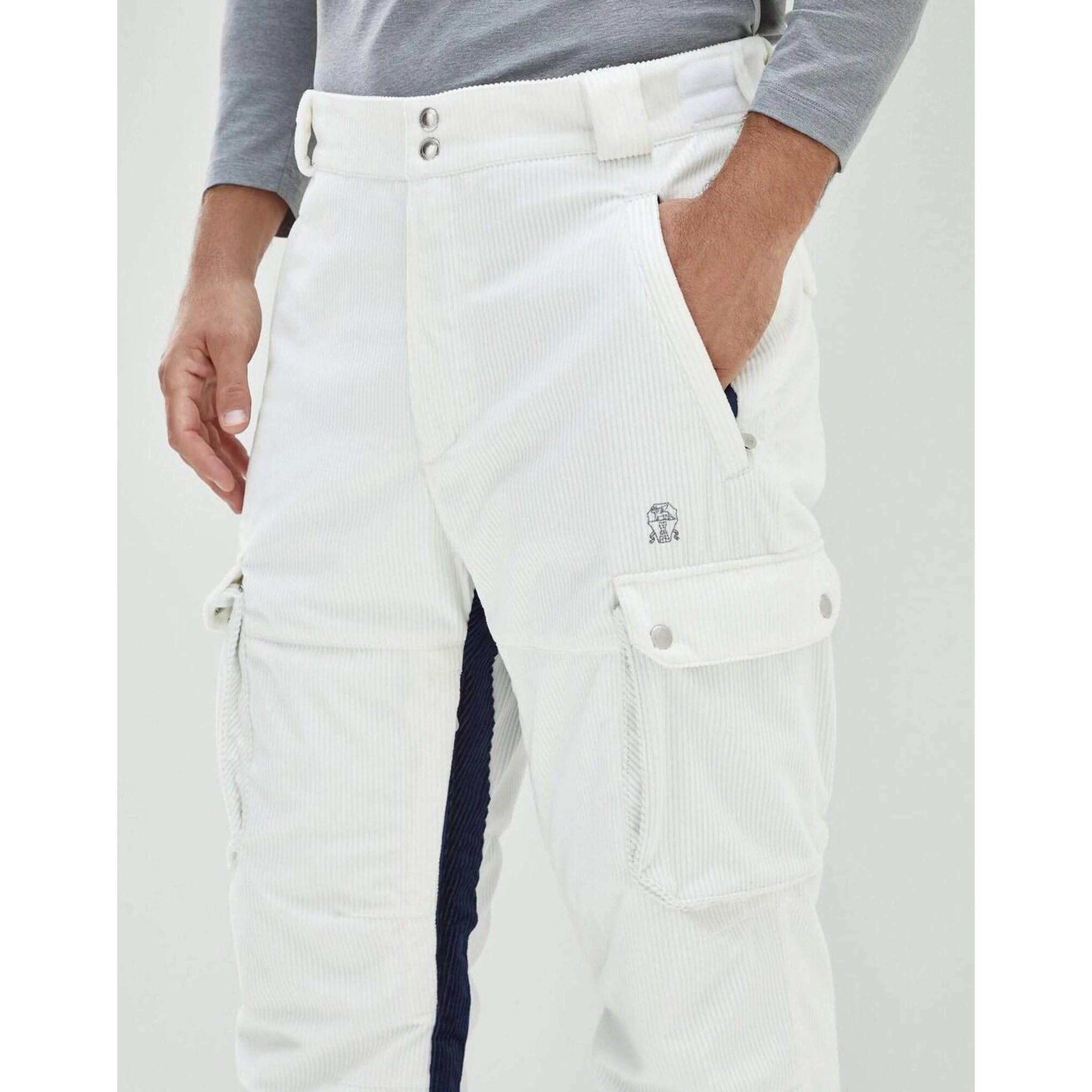 Bicolor Cotton Joggers (Workout Pants)