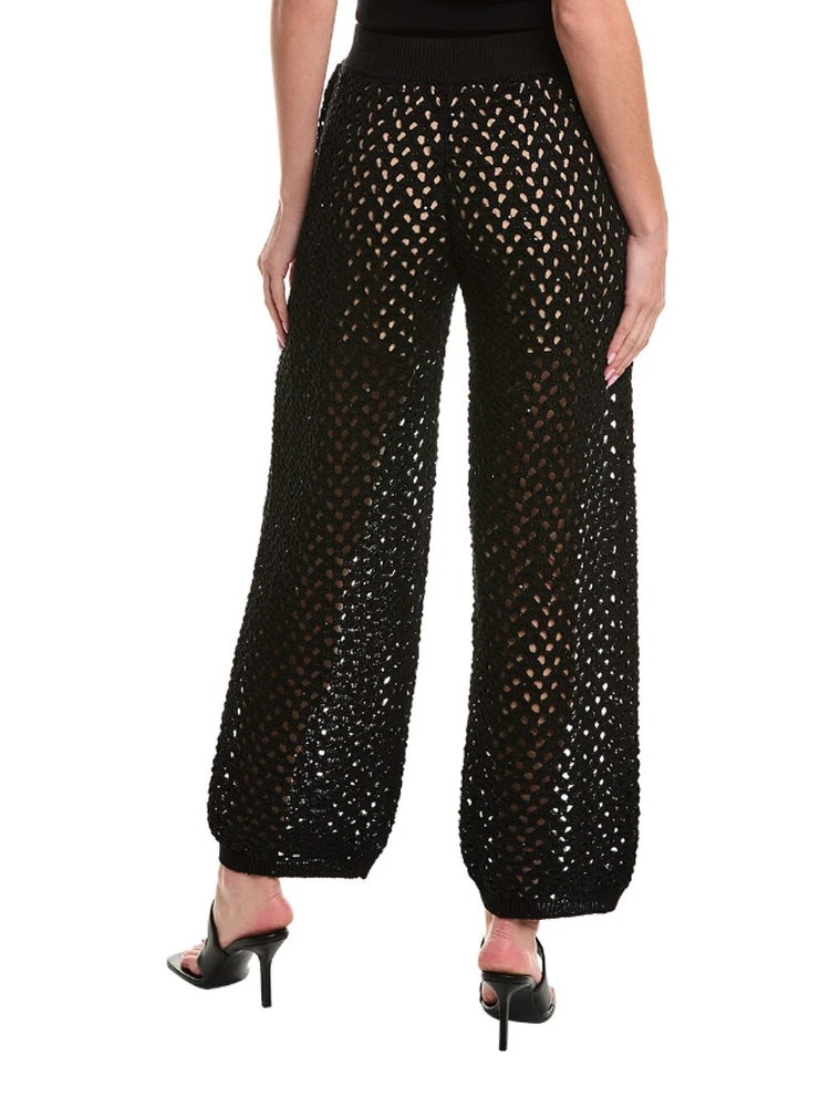 Black Cotton Casual Pants alternative