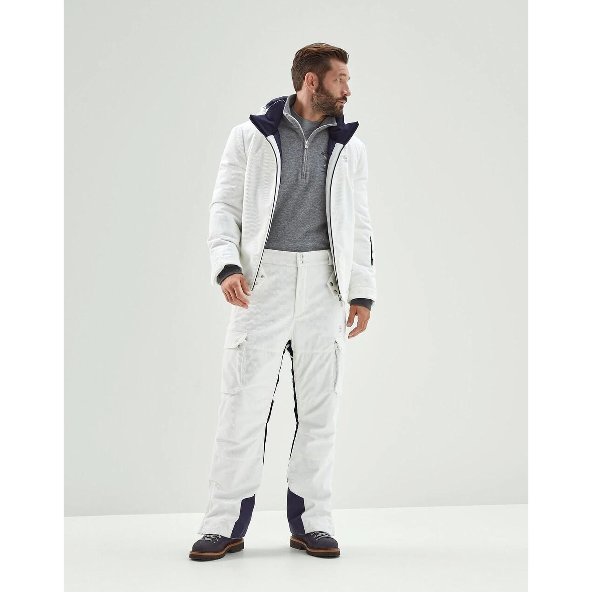 Bicolor Cotton Joggers (Workout Pants)
